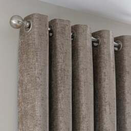 Chenille Eyelet Curtains (Blackout Available) - thumbnail 1