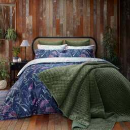 Dorma Genevieve Green Bedspread - thumbnail 2