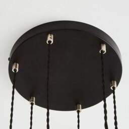 Verne Glass 6 Light Cluster Ceiling Light - thumbnail 3