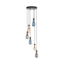 Verne Glass 6 Light Cluster Ceiling Light - thumbnail 5