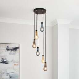 Verne Glass 6 Light Cluster Ceiling Light - thumbnail 1