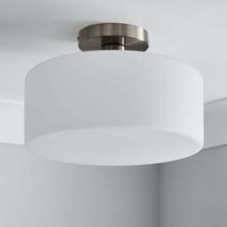 Amelie Opal Glass Flush Ceiling Light - thumbnail 2