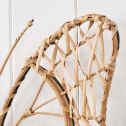 Natural Rattan Butterfly Wall Art - thumbnail 3