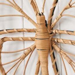 Natural Rattan Butterfly Wall Art - thumbnail 4