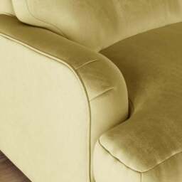 Return - Martha Vintage Velvet 3 Seater Sofa, Sunshine - thumbnail 5