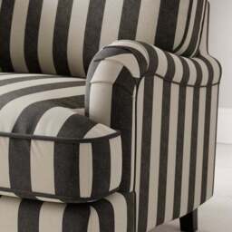 Beatrice II Woven Stripe Single Snuggle Sofa Bed - thumbnail 4