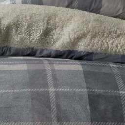 Mulford Check Duvet Cover & Pillowcase Set - thumbnail 3
