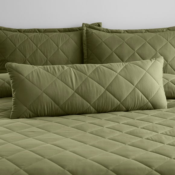 Helston Quilted Rectangle Cushion Cover
