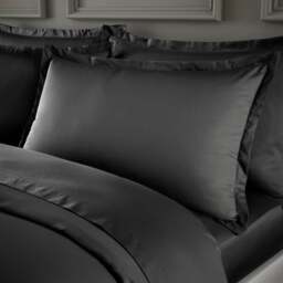 Hotel Cotton Sateen 400 Thread Count Oxford Pillowcase Pair