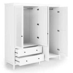 Lynton Mirrored 4 Door Wardrobe - thumbnail 5