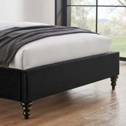 Rosa Bed Frame, Velvet - thumbnail 4