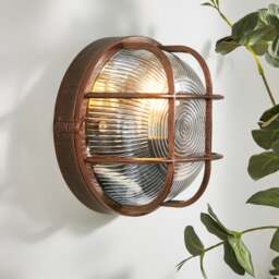 Indoor Outdoor Bulkhead Industrial Wall Light - thumbnail 1