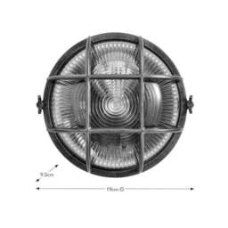 Indoor Outdoor Bulkhead Industrial Wall Light - thumbnail 6