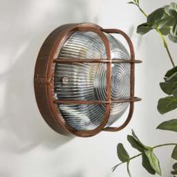 Indoor Outdoor Bulkhead Industrial Wall Light - thumbnail 2