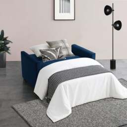 Serena Velvet 2 Seater Sofa Bed - thumbnail 1