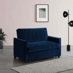 Serena Velvet 2 Seater Sofa Bed - thumbnail 4
