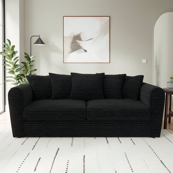 Blake Horizontal Jumbo Cord 3 Seater Sofa - image 1