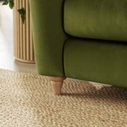 Hattie Matte Plush Velvet Corner Chaise Sofa - thumbnail 4
