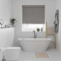 Swish Grey 50mm Faux Wood Blinds - thumbnail 6