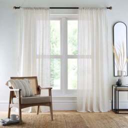 Marley Slot Top Unlined Curtains - thumbnail 2