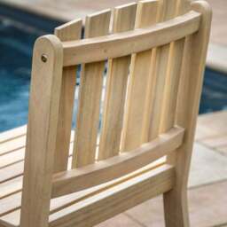 Cedar & Sage Cento Acacia Wood Outdoor Dining Chair - thumbnail 2