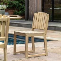 Cedar & Sage Cento Acacia Wood Outdoor Dining Chair - thumbnail 1