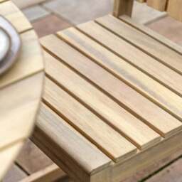 Cedar & Sage Cento Acacia Wood Outdoor Dining Chair - thumbnail 3
