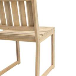 Cedar & Sage Cento Acacia Wood Outdoor Dining Chair - thumbnail 5