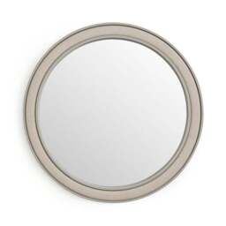 Luna Fabric Round Wall Mirror - thumbnail 3