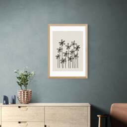 East End Prints A Field of Flowers Print
