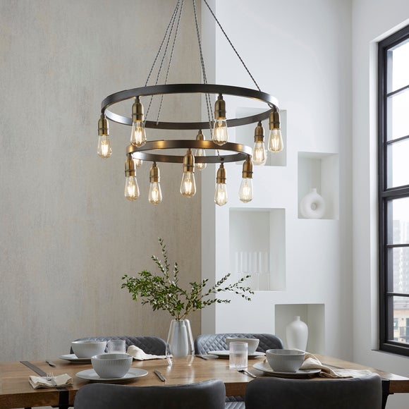 Marsden Industrial Hoop Ceiling Light - image 1