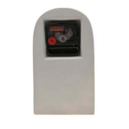 Interval Porcelain & Cork Arched Desk Clock - thumbnail 4