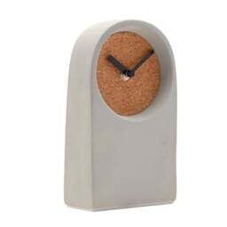 Interval Porcelain & Cork Arched Desk Clock - thumbnail 3