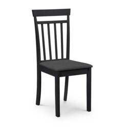 Coast Set of 2 Dining Chairs, Faux Linen - thumbnail 2