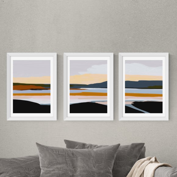East End Prints Peaceful Calm of Evening Triptych Print Set by Ana Rut Bre - image 1