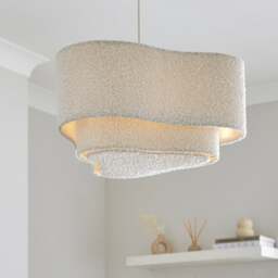 Boucle Puddle Two Tier Lamp Shade - thumbnail 1