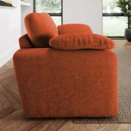 Magnus Vintage Soft Chenille Snuggle Sofa - thumbnail 2
