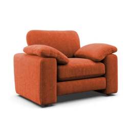Magnus Vintage Soft Chenille Snuggle Sofa - thumbnail 6