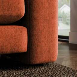 Magnus Vintage Soft Chenille Snuggle Sofa - thumbnail 4