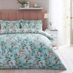 Dorma Nature Garden 100% Cotton Duvet Cover and Pillowcase Set - thumbnail 2