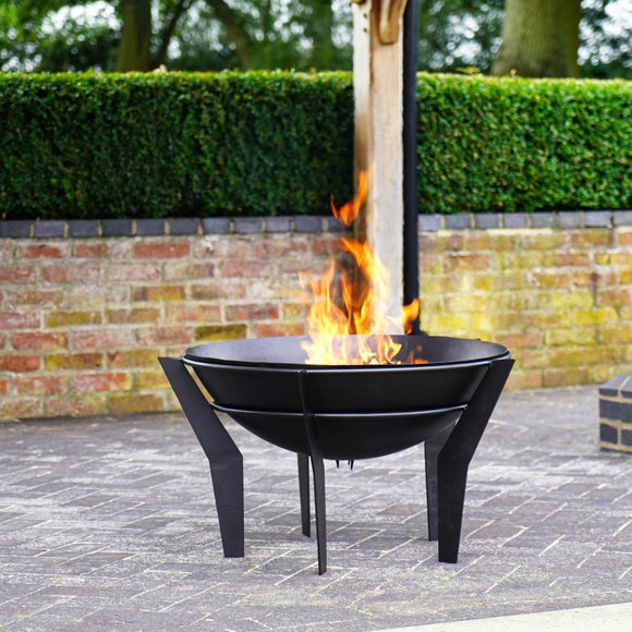 Outdoor Metal Kendal Firebowl with Stand - image 1