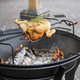 Outdoor Metal Kendal Firebowl with Stand - thumbnail 3