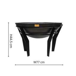 Outdoor Metal Kendal Firebowl with Stand - thumbnail 6