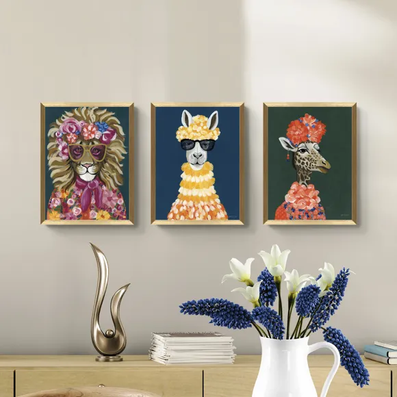 Set of 3 Fashionista Framed Prints - image 1