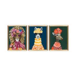 Set of 3 Fashionista Framed Prints - thumbnail 2
