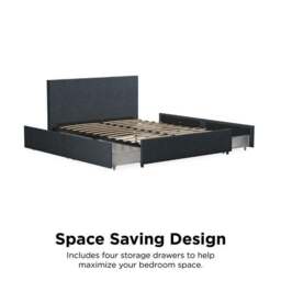 Novogratz Kelly 4 Drawer Bed, Linen - thumbnail 6