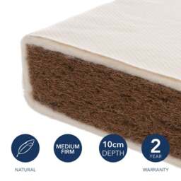 Obaby Natural Coir Wool Cot Bed Mattress