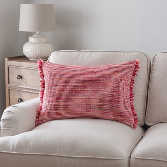 Ava Fringe Cotton Rectangle Cushion - image 1