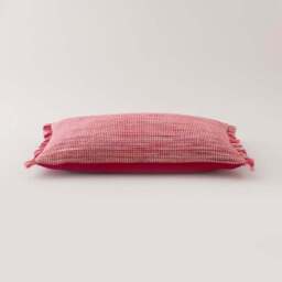Ava Fringe Cotton Rectangle Cushion - thumbnail 4