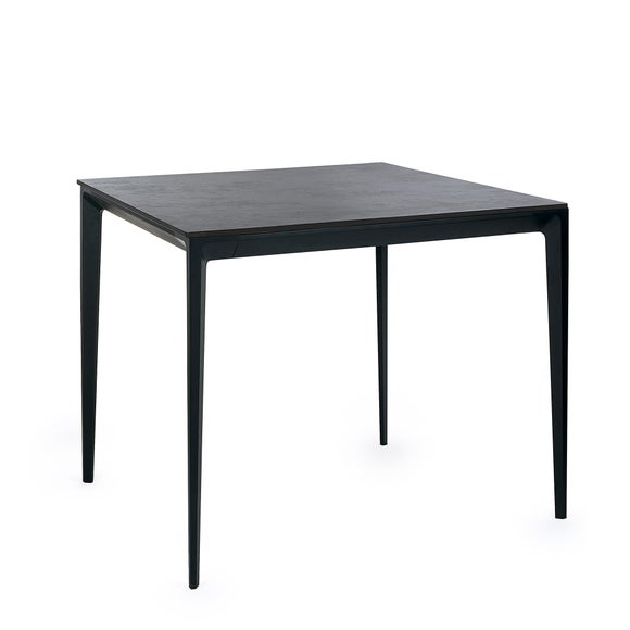 Miami 4 Seater Square Dining Table, Stone - image 1